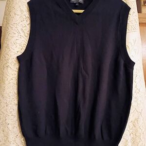 Men's Black Sweater Vest